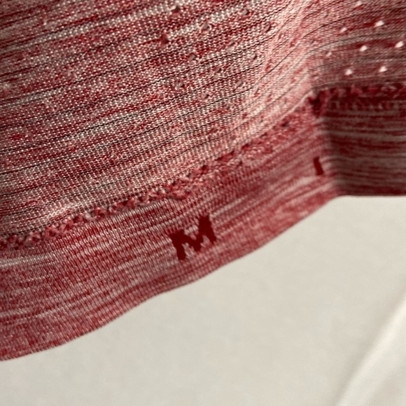 Lululemon Get Outside Get Sweaty Vent Tee Red Size Medium - Picture 5 of 5